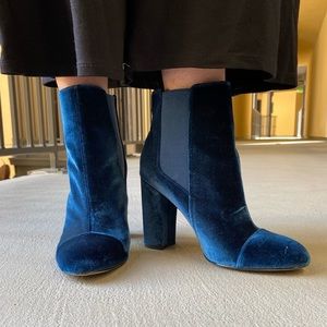Sam Edelman Blue Velvet Heels